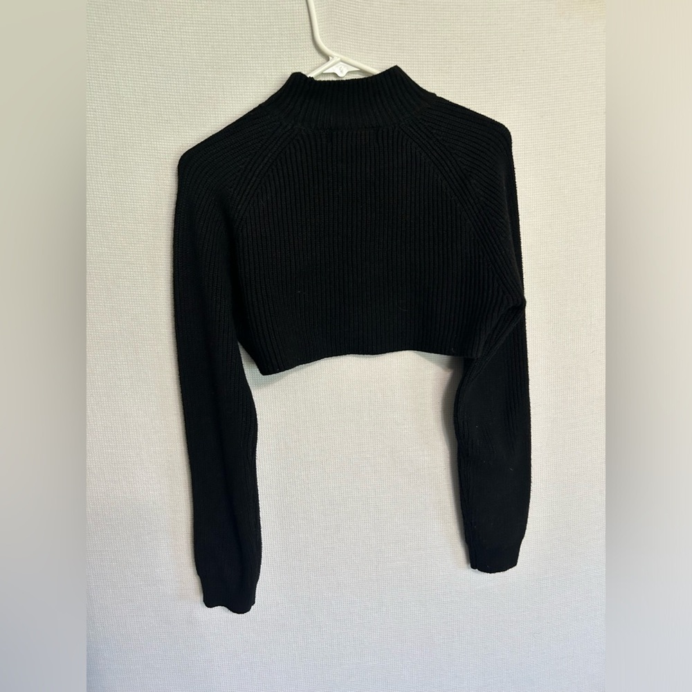 Anthropologie nwot mock neck cropped sweater - Picture 5 of 5